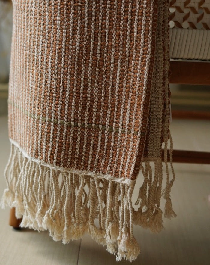 Siha | Handwoven throw (Camel)