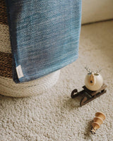 Kaet | Handwoven Baby throw (Blue)